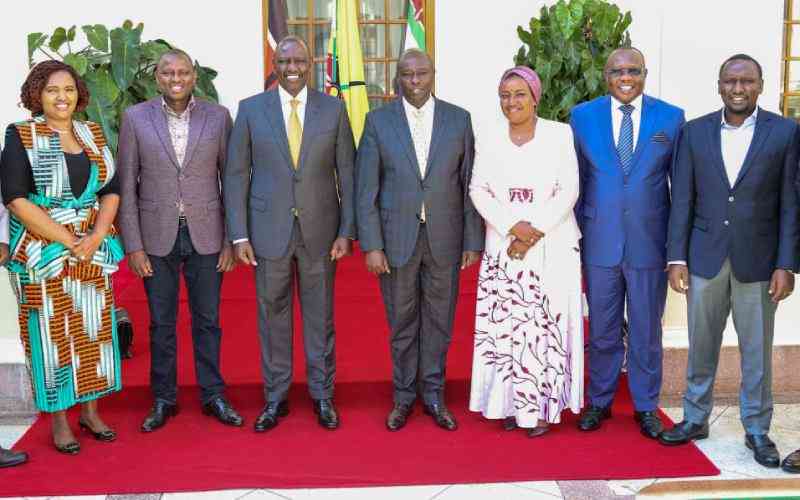 Ruto Meets Parliamentary leadership